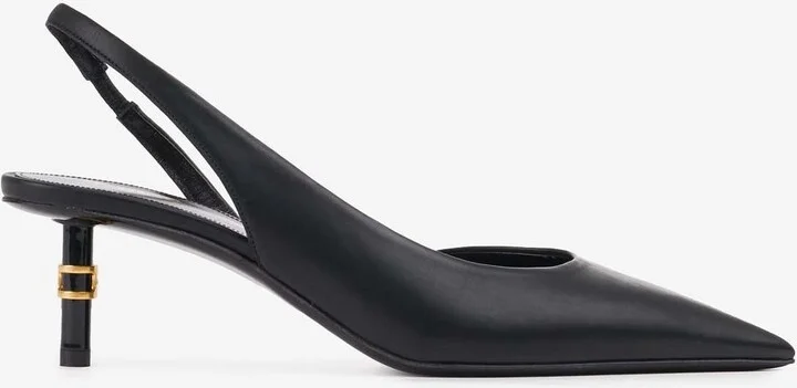 Marcie 50 Leather Slingback Pumps