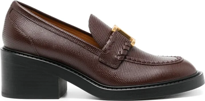 Marcie 60mm leather loafers