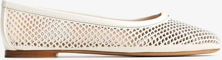 Marcie Ballerina Flats in Leather