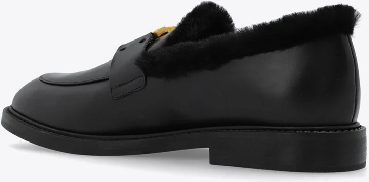 Marcie-Buckle Leather Loafers - Image 2