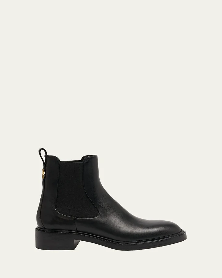 Marcie Leather Chelsea Ankle Booties