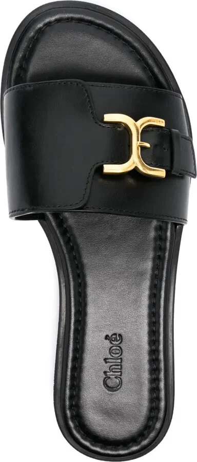 Marcie leather slides - Image 4