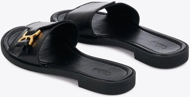 Marcie Leather Slides - Image 2