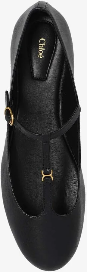Marcie Mary-Jane Leather Ballet Flats - Image 3