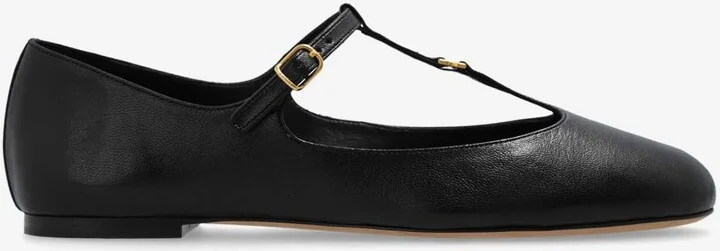 Marcie Mary-Jane Leather Ballet Flats