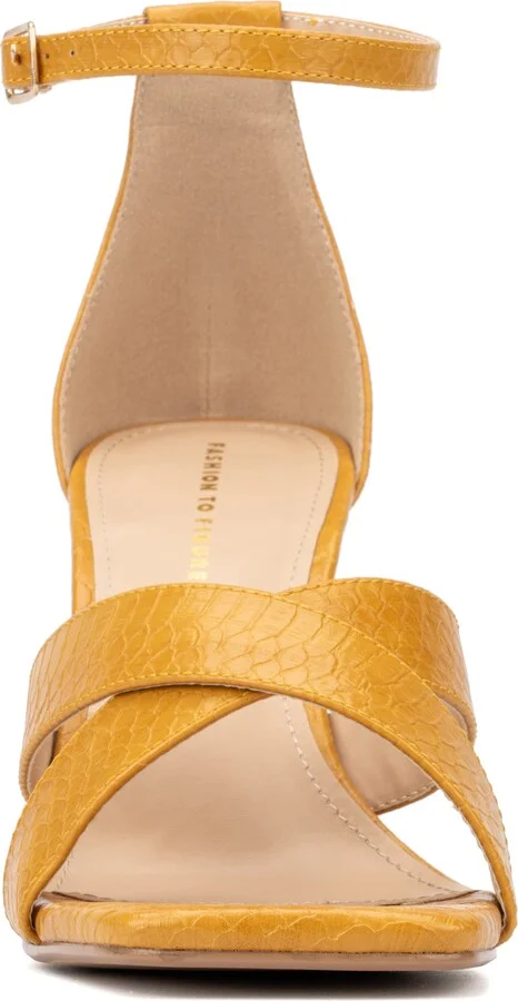 Marcie Snake Embossed Wedge Sandal - Wide Width - Image 9