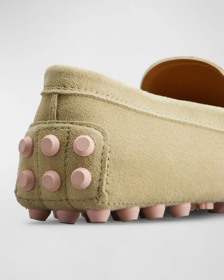 Marco Suede Driver Penny Loafers - Image 3