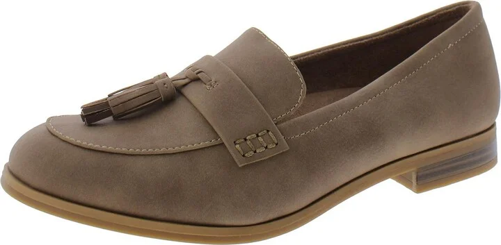Marco Womens Tassel Slip On Loafers