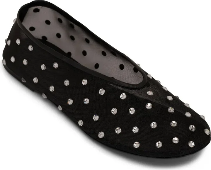Marcy crystal-embellished ballerina shoes - Image 2