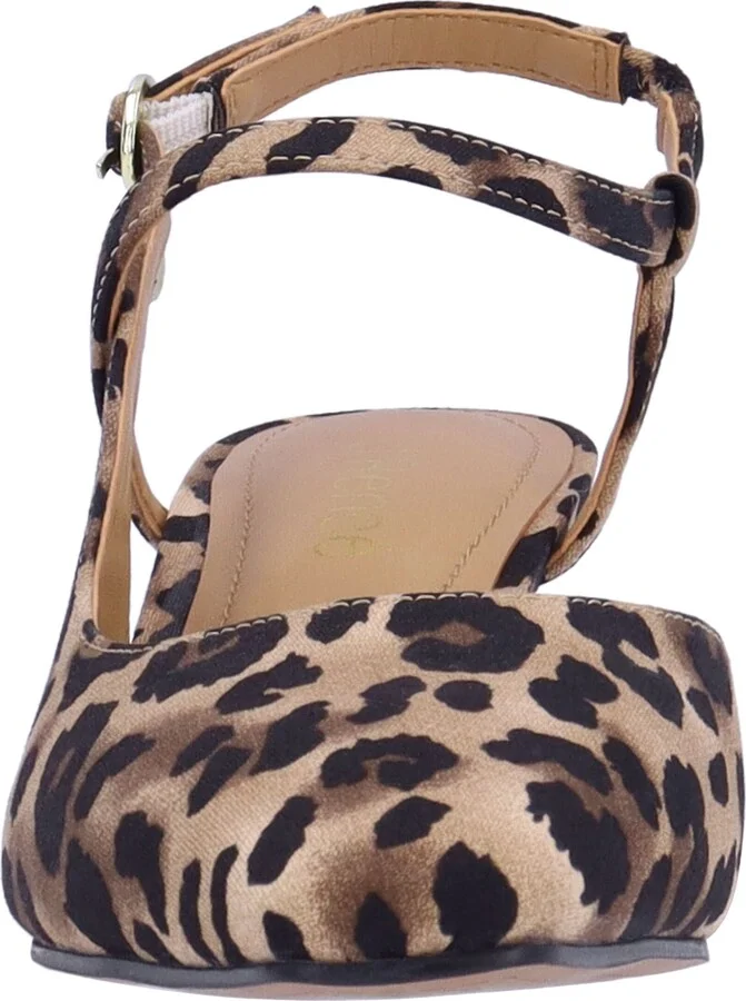 Maretta Slingback Half D'Orsay Kitten Heel Pump - Image 4