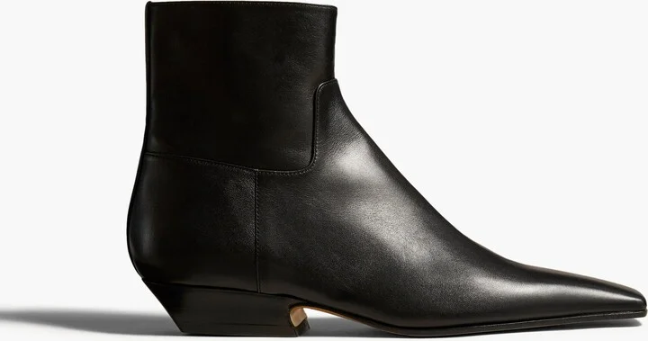 Marfa Ankle Boot in Black Leather