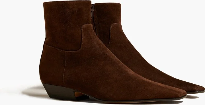 Marfa Ankle Boot in Coffee Suede - Image 2