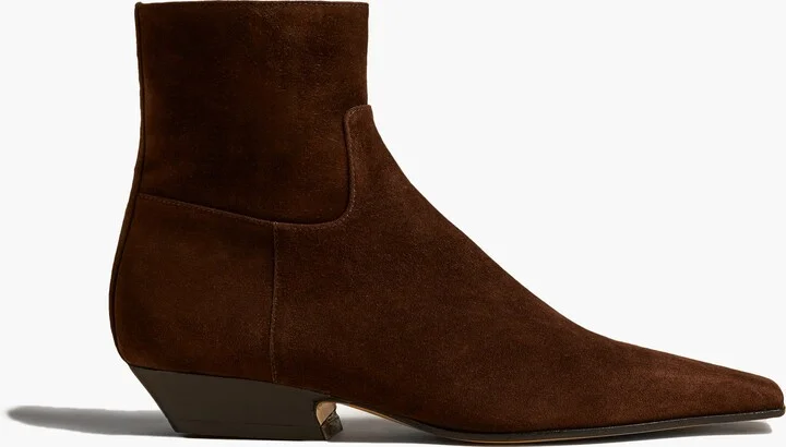 Marfa Ankle Boot in Coffee Suede