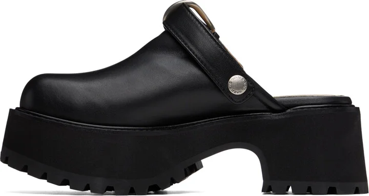 MARGESHERWOOD Black 70's Clogs - Image 3