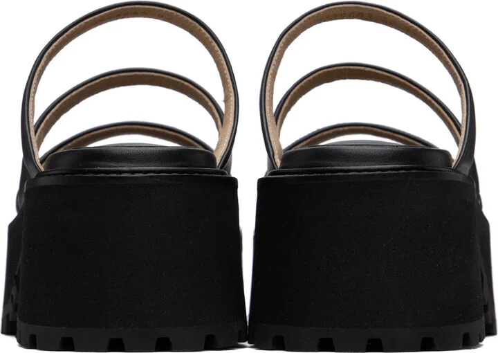 MARGESHERWOOD Black Platform Sandals - Image 2