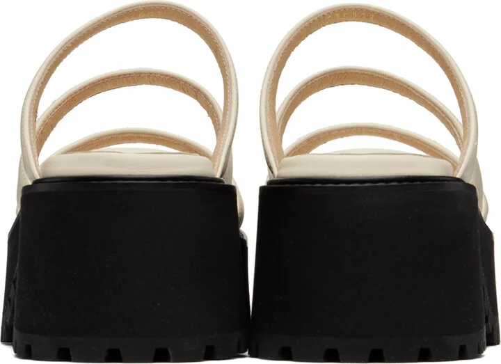 MARGESHERWOOD Off-White Platform Sandals - Image 2
