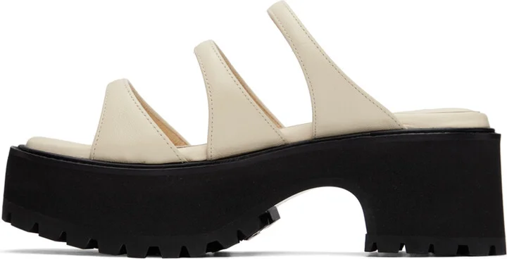 MARGESHERWOOD Off-White Platform Sandals - Image 3
