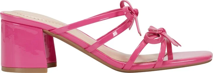 Margil Block Heel Bow Sandal - Image 3