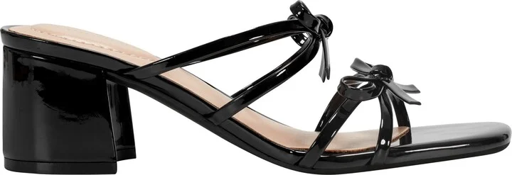 Margil Block Heel Bow Sandal - Image 9