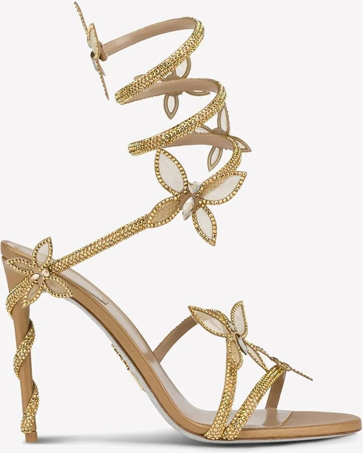 Margot 105 Crystal Butterfly Sandals