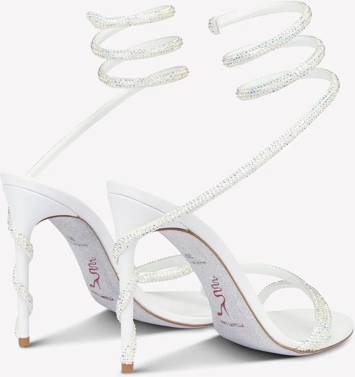 Margot 105 Crystal-Embellished Sandals - Image 2