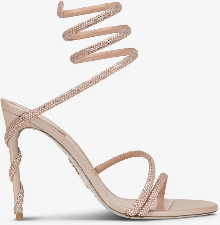 Margot 105 Crystal-Embellished Sandals
