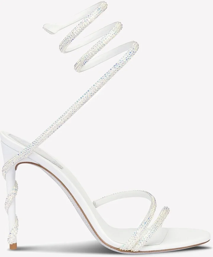 Margot 105 Crystal-Embellished Sandals