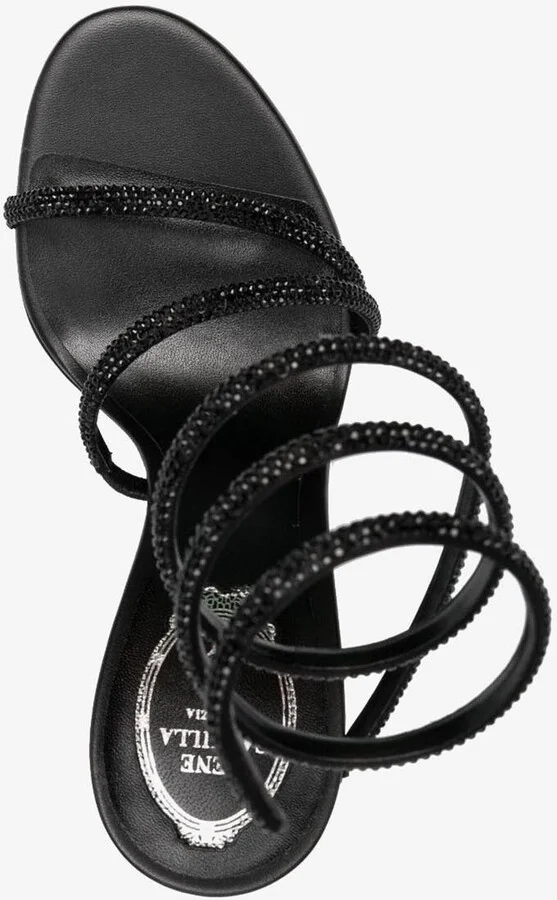 Margot 120 Crystal-Embellished Sandals - Image 3