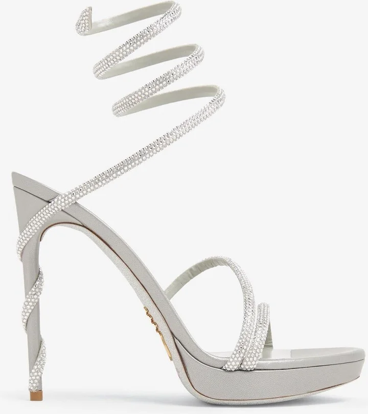 Margot 120 Crystal-Embellished Sandals