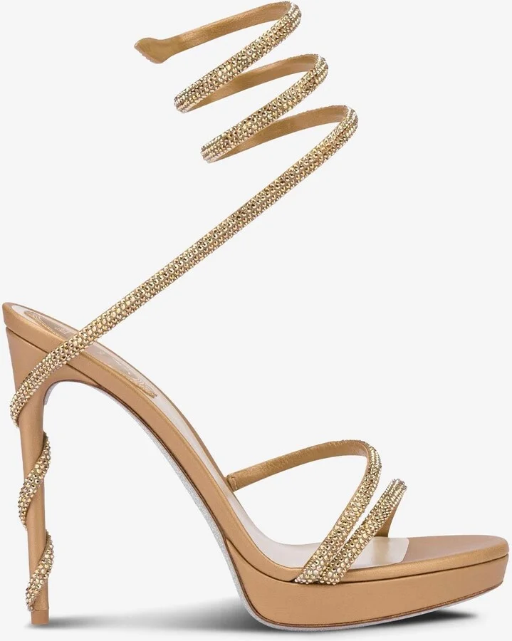 Margot 120 Crystal-Embellished Sandals