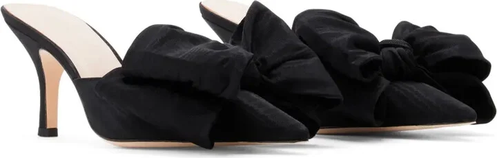 Margot 80mm moire mules - Image 2