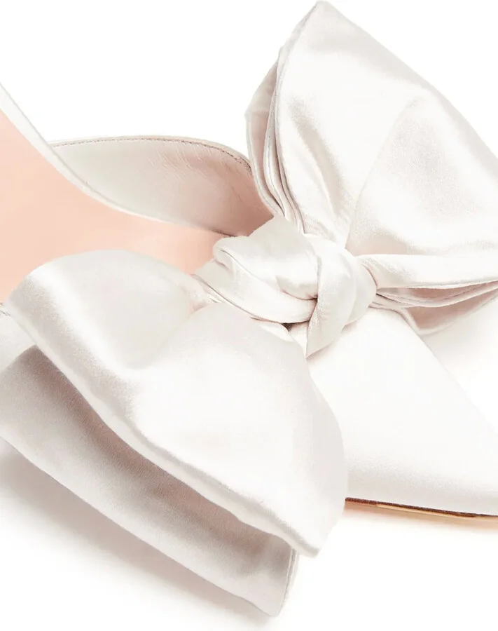 Margot 80mm satin mules - Image 5
