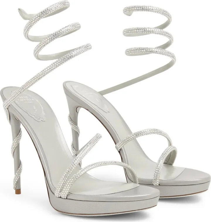 Margot crystal 120mm platform sandals - Image 4