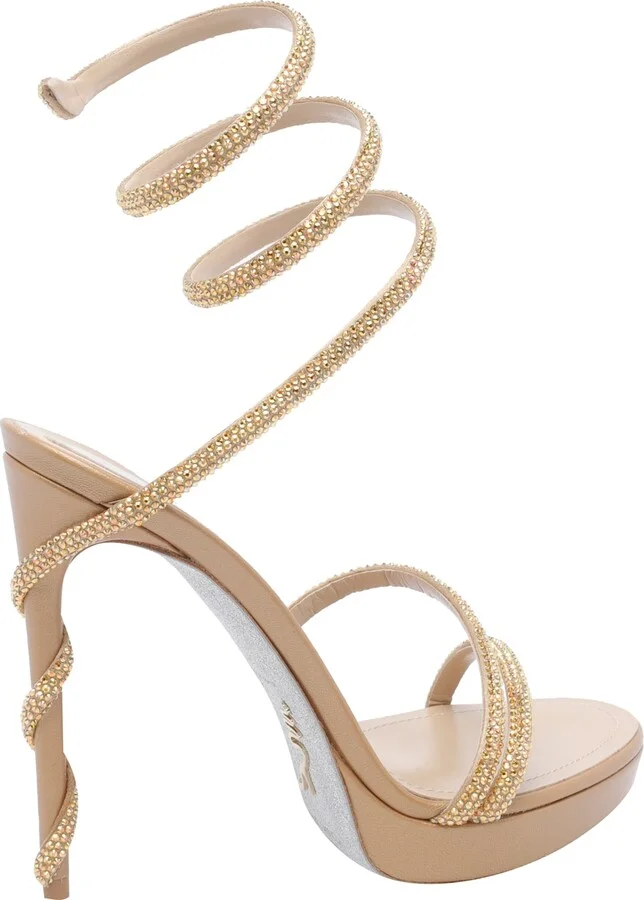 Margot Crystals Plateau Sandals - Image 3