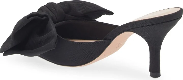 Margot Knotted Bow Pointed Toe Mule - Image 3