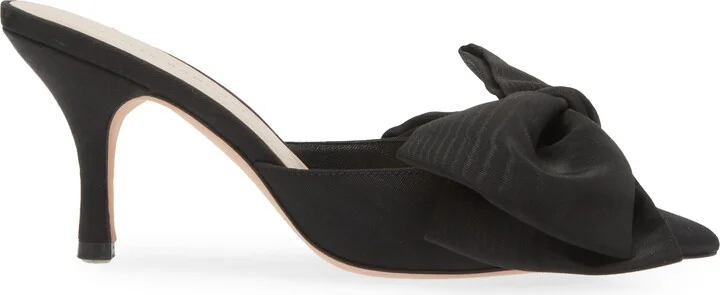 Margot Knotted Bow Pointed Toe Mule - Image 4