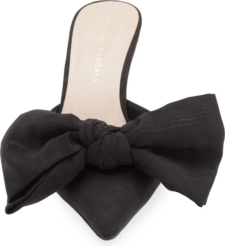 Margot Knotted Bow Pointed Toe Mule - Image 5