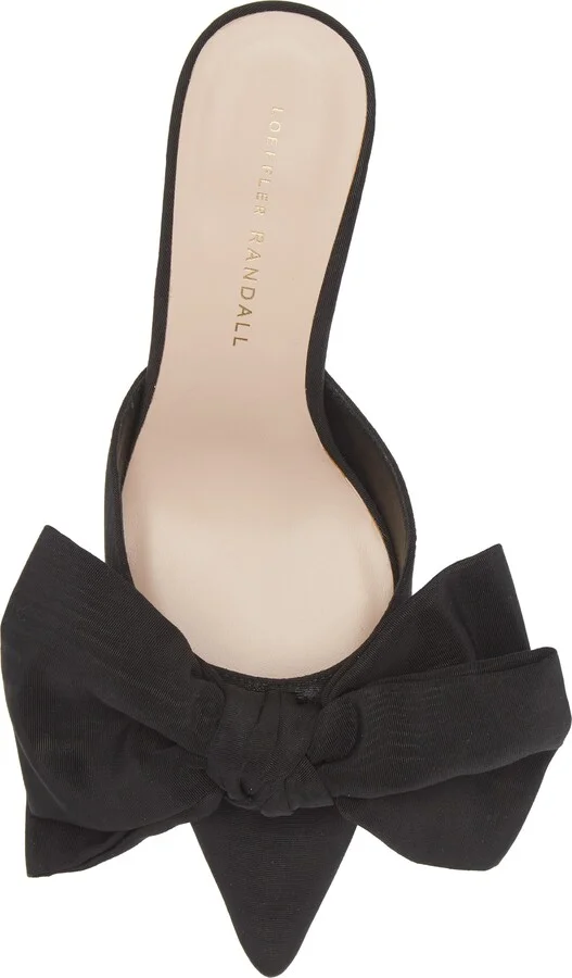 Margot Knotted Bow Pointed Toe Mule - Image 6