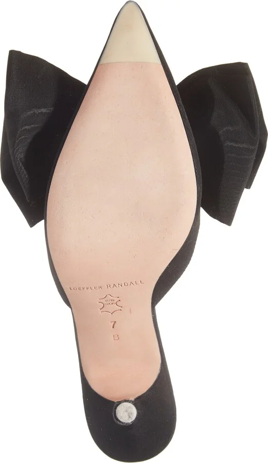Margot Knotted Bow Pointed Toe Mule - Image 7