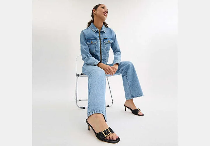 Margot Sandal In Signature Jacquard - Image 6