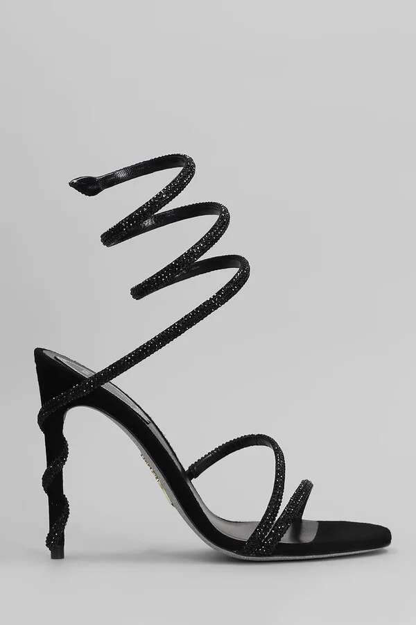 Margot Sandals In Black Leather