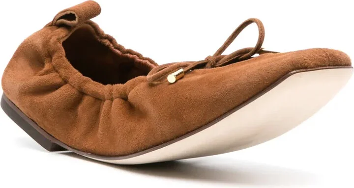 Margot suede ballerina shoes - Image 2