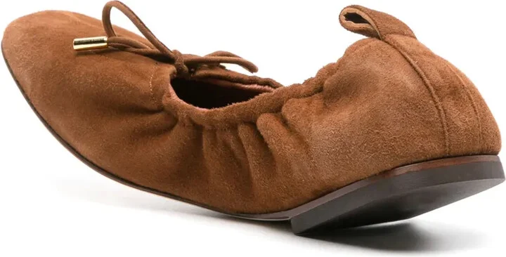 Margot suede ballerina shoes - Image 3
