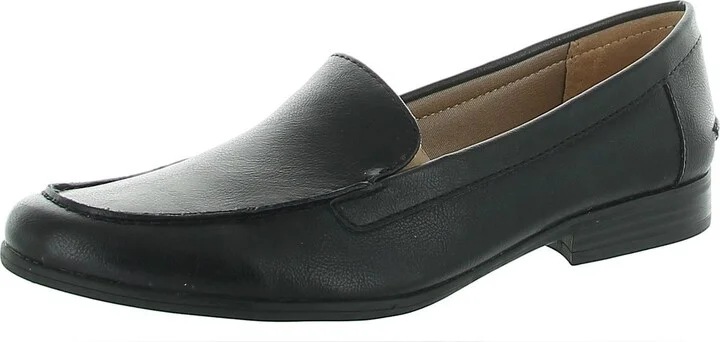 Margot Womens Faux Leather Loafers