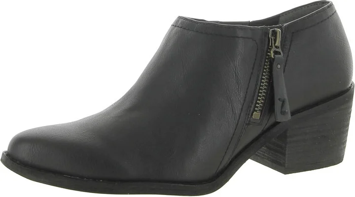 Margot Womens Leather Snake Print Shooties