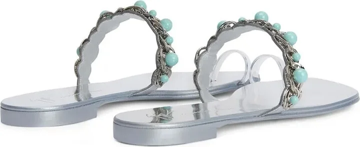 Marguerithe gem-stone flat sandals - Image 3