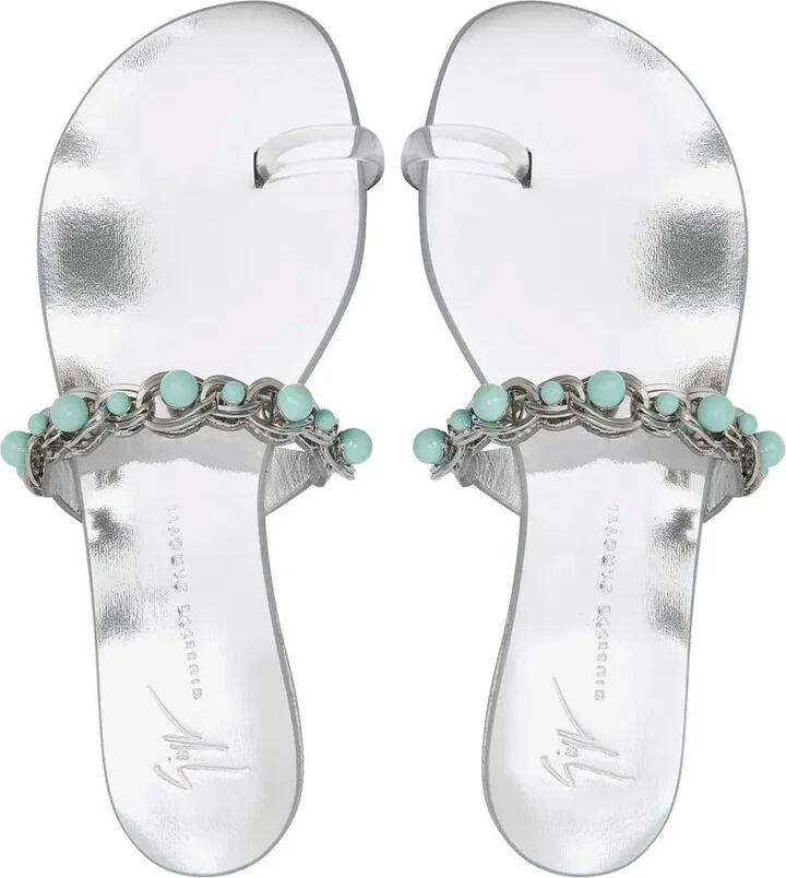 Marguerithe gem-stone flat sandals - Image 4