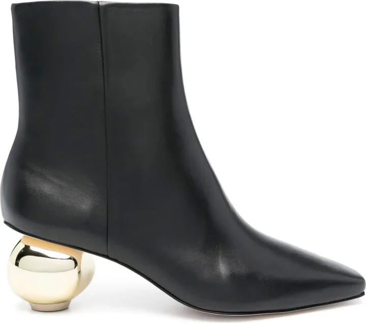Mari 50mm leather boots