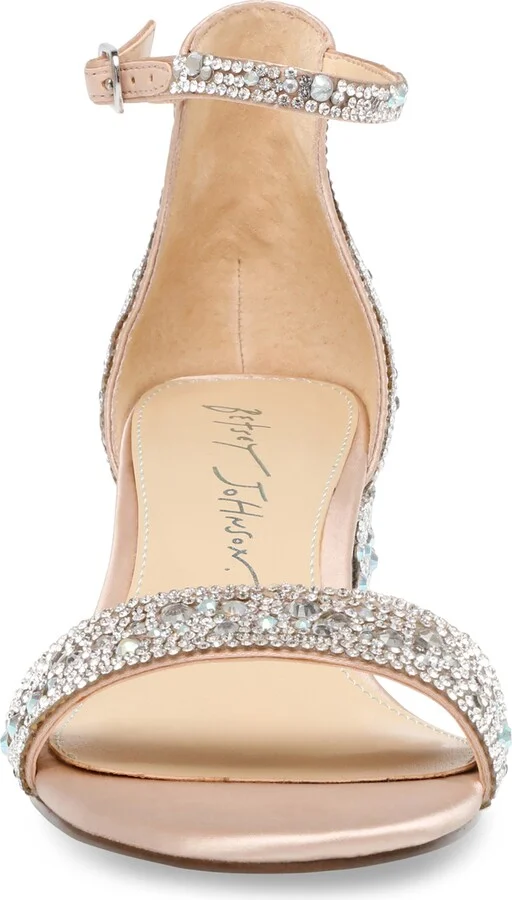Mari Crystal Ankle Strap Sandal - Image 3