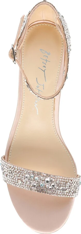 Mari Crystal Ankle Strap Sandal - Image 4